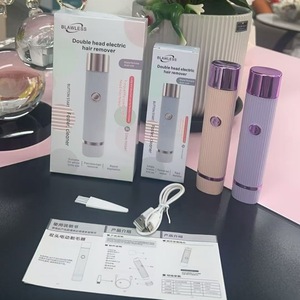 Women's Dual-Head <strong>Hair</strong> Remover 2-in-1 <strong>Hair</strong> Remover Portable USB <strong>Lady</strong> Epilator Waterproof <strong>Hair</strong> <strong>Trimmer</strong> - Product Image 2