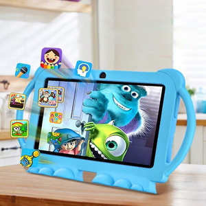 Tablette PC éducative 7 pouces <span class=keywords><strong>pour</strong></span> l'apprentissage scolaire avec Google Play <span class=keywords><strong>Android</strong></span> 15 4+64 Go Wi-Fi, étui de protection anti-chute, jouets <span class=keywords><strong>pour</strong></span> <span class=keywords><strong>chat</strong></span> - Product Image 1