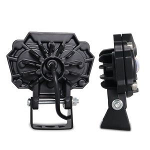 Qideguan Dual-Color Motorcycle <b>Spotlight</b> 12V LED White Yellow Flashing IP67 Auxiliary Light For Electric Vehicles And - Product Image 1