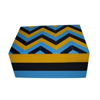 Cajas Rectangulares Hechas a Mano de Resina de Madera Ecológica de Alta Calidad, Estilo Vintage, Multifuncionales, para Almacenamiento, ZONA DE ARTE INDIO