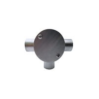 Boîtiers de jonction en acier inoxydable à 3 voies, boîte en T, 25 mm, norme IEC61386