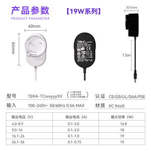 Riddle Switching Power Supply 5V 3A <b>12V</b> 1.5A 24V 0.75A Dual Standard Fast Charging Adapter For Small Home Appliances - Product Image 2