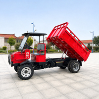 Camion benne compact multi-usage diesel à quatre roues motrices, directement d'usine, avec divers dispositifs d'assistance