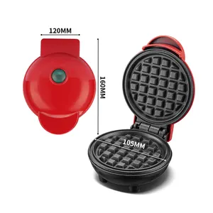 Vendas quentes mini máquina de waffle portátil elétrica lanche comida mini padaria sanduíche máquina de café da manhã