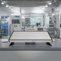 Nuevo elemento de filtro de aire de fibra de vidrio de filtro de caja para unidad de filtro de ventilador Laminar FFU de sala limpia