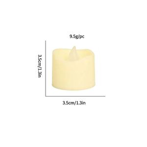 Bougies LED électroniques romantiques en forme de cœur, accessoires décoratifs créatifs pour Noël et anniversaires, scènes romantiques sans flamme - Product Image 5