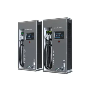 Carregador inteligente à prova d'água para carros elétricos, carregador 60kw-360kw Ev, com equilíbrio de carga, com publicidade inteligente