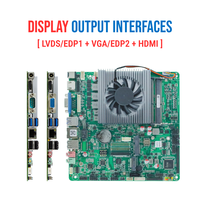 Motherboard Mini ITX Industri Baru 6 COM RS485 RS422 Hardware Watchdog GPIO Intel Core I5-8250U Generasi 6-9 2X DDR4 SO-DOMM Mini PCIe