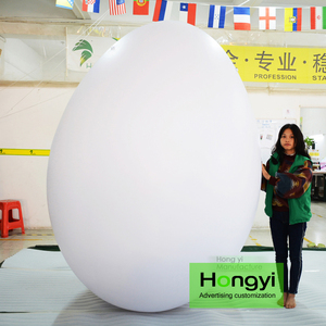 Globo Gigante Inflable de PVC con Forma de Huevo Blanco para Decoración Publicitaria, Promoción de Fiestas - Product Image 3