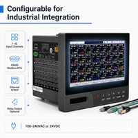 MPR5000ST : Enregistreur de données numérique universel industriel intelligent 4-20mA/0-10VDC 7 pouces pour courant et tension, haute précision, RS485