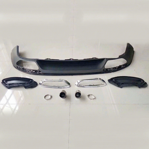 Difusor de Parachoques Trasero <span class=keywords><strong>R</strong></span>-<span class=keywords><strong>LINE</strong></span>, Alerón Trasero para Volkswagen <span class=keywords><strong>Passat</strong></span> <span class=keywords><strong>B8</strong></span> <span class=keywords><strong>2016</strong></span> 2017 2018 - Product Image 1