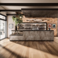Comptoirs en pierre artificielle pour restaurants, pâtisseries, cafés, présentoirs de boulangerie, mobilier de salon pour bars