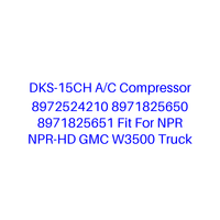 Compresseur de climatisation DKS-15CH 8972524210 8971825650 8971825651 compatible avec les camions NPR NPR-HD GMC W3500
