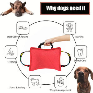 Nuevo Juguete de Masticar para Perros de Fábrica, Almohada de Entrenamiento Resistente a Mordeduras, Juguete de Yute Grueso Resistente a Desgarros, Almohadilla de Arrastre Duradera - Product Image 3