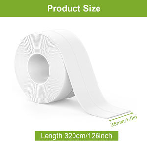 <span class=keywords><strong>Cinta</strong></span> de Sellado Autoadhesiva Blanca Resistente a Altas Temperaturas, para Cocina, Baño, Fregadero, Ducha, <span class=keywords><strong>Bañera</strong></span>, Inodoro - Product Image 2