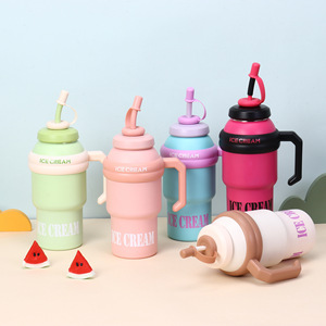 Termo <span class=keywords><strong>de</strong></span> Acero Inoxidable <span class=keywords><strong>de</strong></span> 1000ml con Pajita, Mantiene Frío y Caliente, Taza <span class=keywords><strong>de</strong></span> Café para Coche, Termo Portátil, Botella <span class=keywords><strong>de</strong></span> Agua para Viaje - Product Image 1