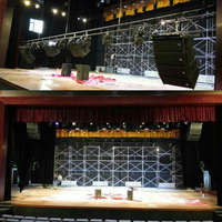 Système de sonorisation professionnel composite H2 Passive Line Array Speaker 500W pour concerts, mariages, scènes, salles de banquet et bars