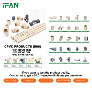 Ifan nhà sản xuất OEM DIN ống nước PVC <span class=keywords><strong>cpvc</strong></span> ống 20mm 25mm 32mm nhựa <span class=keywords><strong>cpvc</strong></span> ống nước - Product Image 2