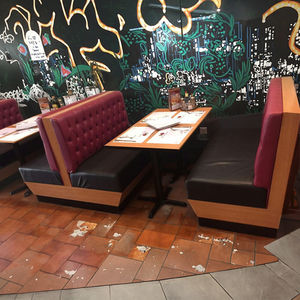 <span class=keywords><strong>Design</strong></span> di Arredamento in Legno Massiccio per Ristorante <span class=keywords><strong>Moderno</strong></span> di Lusso, Fast Food e Mensa, Divanetto per 2 Persone - Product Image 4