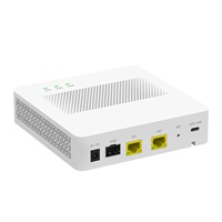 OLT1001X Soluciones FTTH FTTX, OLT GPON de un solo puerto para instalación en escritorio o montaje en pared, mini OLT de fibra óptica
