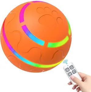 Vendita calda telecomando intelligente Pet Toy Dog Training palla luminosa per cane giocattolo palla Pet forniture giocattoli per animali domestici in Silicone