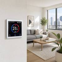 Termostato Inteligente con Pantalla Táctil TFT, Programable en Varios Idiomas, Controlador de Temperatura Ambiente para Calefacción Eléctrica, Caldera de Gas