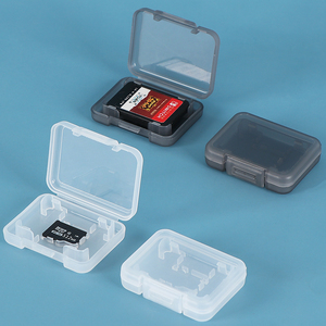 Étui de protection pour carte Micro SD SUNSHING Mini en plastique pour cartes de jeu Nintendo, boîte de rangement portable pour cartes mémoire TF avec chaîne - Product Image 4