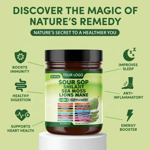 Integratore di Alta Qualità a Marchio Privato per Supporto Immunitario, Digestione Sana e Aumento di Energia, Capsule di Graviola 24 in 1 - Product Image 4