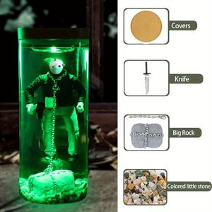 Lámpara LED con Temática de Película: <span class=keywords><strong>Viernes</strong></span> <span class=keywords><strong>13</strong></span>, Jason Voorhees, para Coleccionistas <span class=keywords><strong>y</strong></span> Regalos de <span class=keywords><strong>Halloween</strong></span> - Product Image 3