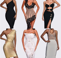 Nuevas fardos de ropa para mujer al por mayor, stock de proveedor, vestidos casuales de manga corta, ropa variada, suministro a granel, vestido maxi