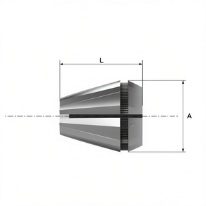 Pinza de sujeción Fervi con cono de 30 grados y ángulo de 8 grados, mecanizada con precisión para uso industrial - Product Image 2