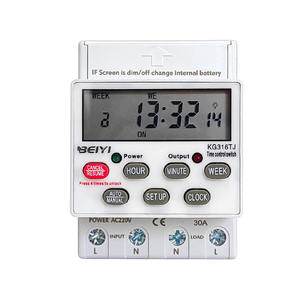 Minuteur programmable domestique KG316TJ 220V 30A pour chauffe-eau, éclairage et batterie de secours - Product Image 6