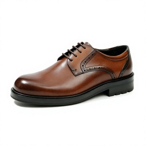 Zapatos Derby de Vestir para Hombre, Hechos a Mano, de Alta Gama, con Costuras Delicadas, Semi Formales, para Banquete, con Aumento de Altura, Transpirables - Product Image 4