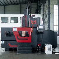 Fresadora de pórtico automática de 5 ejes con control CNC GSK, husillo único BT40, modelo GMC1616, fabricada en China