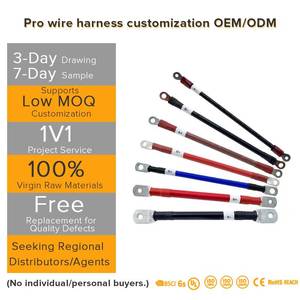 Hochwertige Kabelbäume Kundenspezifische PVC-Isolierte Kabelbäume OEM ODM Fabrik für Elektronikanwendungen - Product Image 3