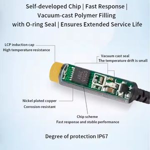 MOTEE M8M12M18M30 مستشعر قرب المفتاح الحثي مع ثلاثة أسلاك خرج غير الاستشعار عن بعد 15 مستشعر سعوية مترابطة - Product Image 4