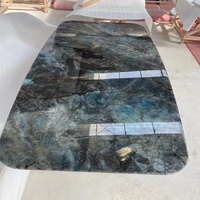 Feuille de granit en Labradorite, qualité supérieure, pour lavabo