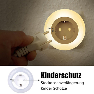 Mini cảm ứng màu sắc thay đổi tường <span class=keywords><strong>LED</strong></span> cảm biến cắm trong thay đổi màu sắc tường ổ cắm Bìa tấm ánh sáng ban đêm ổ cắm với Chạng Vạng cảm biến - Product Image 6