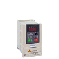 220V à 380V VFD entraînement à fréquence Variable entrée monophasée sortie triphasée pour moteurs 0.75KW 1.5KW 2.2KW