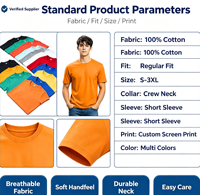 T-shirt personnalisé imprimé, T-shirt avec logo OEM ODM directement de l'usine, T-shirt col rond 100% coton, T-shirt en gros à faible MOQ