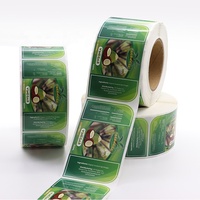 Étiquettes Personnalisées Adhésives en Rouleau Imprimées Imperméables pour Bouteilles de Jus et Emballages Alimentaires