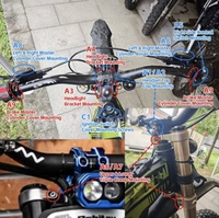 Kit de vis et boulons en titane pour Sur-Ron Light Bee X / Segway X160 X260 / 79Bike Falcon M TC4/GR5
