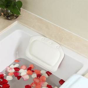 Oreiller de <span class=keywords><strong>baignoire</strong></span> portable doux appui-<span class=keywords><strong>tête</strong></span> étanche avec ventouses oreillers en PVC coussin <span class=keywords><strong>tête</strong></span> cou repos - Product Image 5