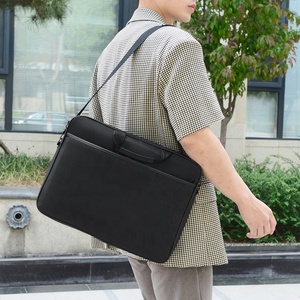 Sac à bandoulière de bureau <span class=keywords><strong>pour</strong></span> hommes et femmes, mallette Simple 15.6 pouces, fourre-tout de bureau personnalisé, sac de messager à bandoulière <span class=keywords><strong>pour</strong></span> ordinateur portable - Product Image 6