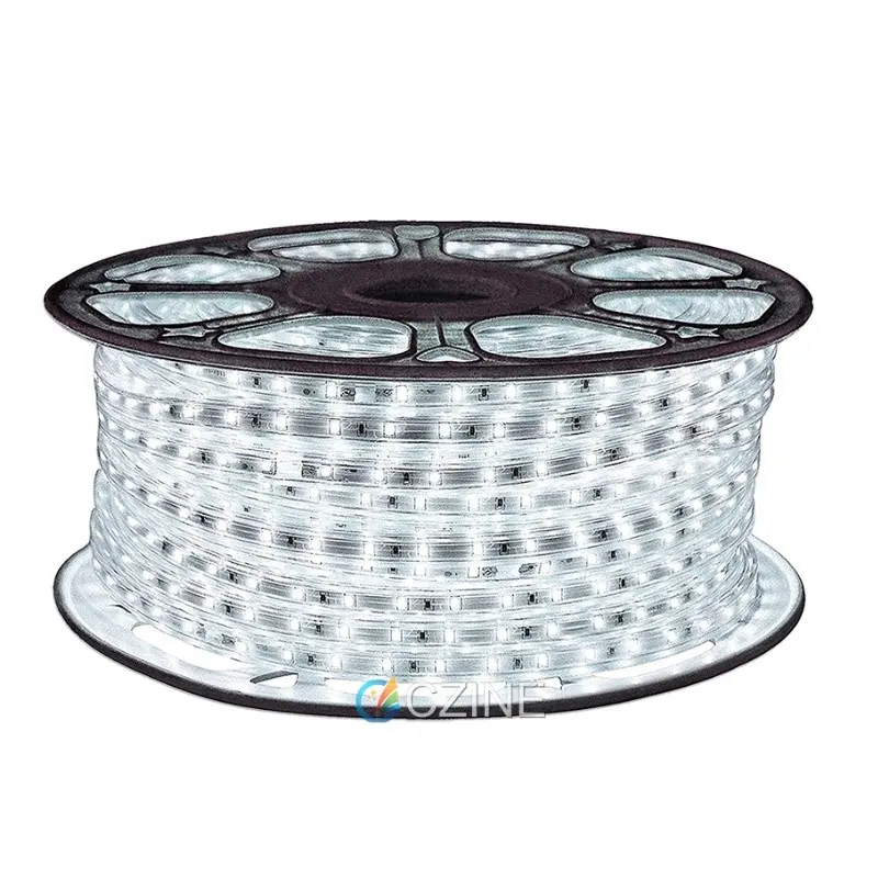 高輝度110v新しいSmd2835RgbLedストリップ5m60120leds/mフレキシブルダイオードリボンウォームホワイトLedストリップライト