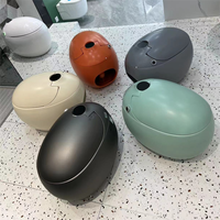 Ensemble WC intelligent monobloc en céramique au design moderne, avec chasse d'eau à décharge directe, siphon en S disponible, couleurs orange, beige, gris, vert, noir, bidet intégré