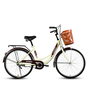 Vélo <span class=keywords><strong>hybride</strong></span> polyvalent pour femmes, vélo de ville à une vitesse, vélo de trajet pour dames, vélo de ville <span class=keywords><strong>26</strong></span> <span class=keywords><strong>pouces</strong></span> pour femmes et hommes - Product Image 4