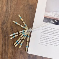 Nouveau Collier Long en Chaîne de Perles de Nacre pour Femme, Collection Automne 2026 – Bijou en Pierre Élégant et Luxe Léger