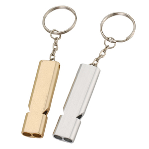 <span class=keywords><strong>A</strong></span>çık çift frekanslı düdük yüksek frekans anahtarlık düdük alüminyum alaşım düdük - Product Image 1
