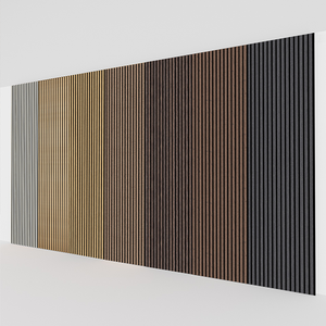 Pannello Acustico in Legno Personalizzabile CE 2400mm 2800mm 3000mm, Pannello Fonoassorbente in Feltro PVC per Decorazione - Product Image 2